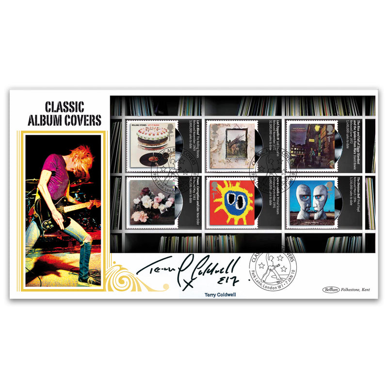 2010 Classic Album Covers PSB Signed Terry Coldwell_BLCS447S