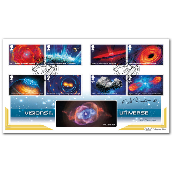2020 Visions of the Universe Stamps BLCS 500 Signed Mark Thompson