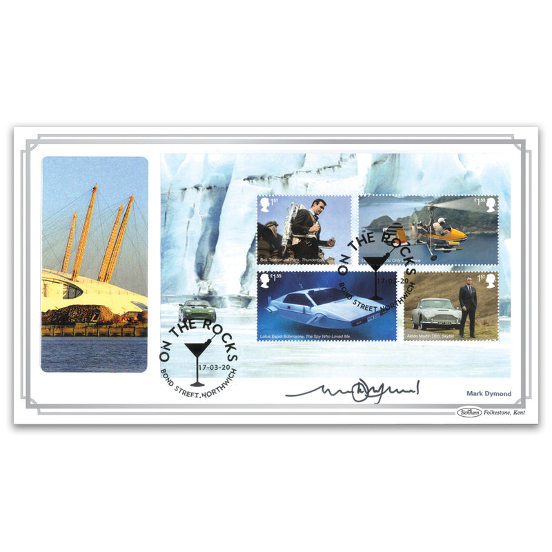 2020 James Bond PSB BLCS Cover 3 - (P3) M/S Pane Signed Mark Dymond