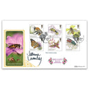 2020 Brilliant Bugs Stamps BLCS 2500 Signed Dame Joanna Lumley