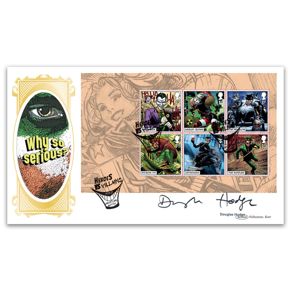 2021 DC Collection PSB BLCS Cover 2 - (P2) 1st x 6 Joker Signed Douglas Hodge