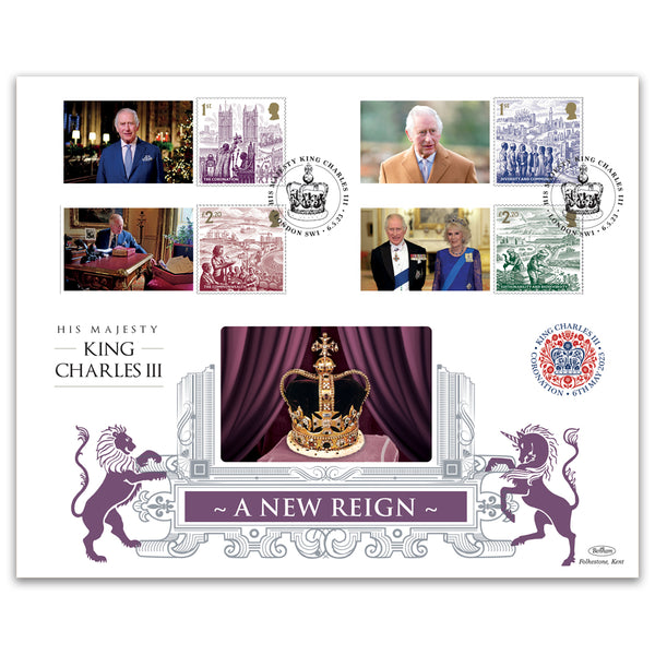 2023 Coronation of King Charles III Collector Sheet BLCS