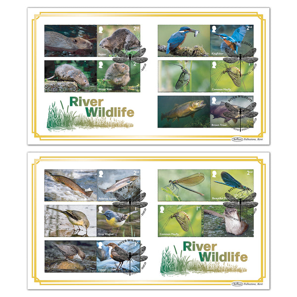 2023 River Wildlife Collector Sheet BLCS Pair of Covers