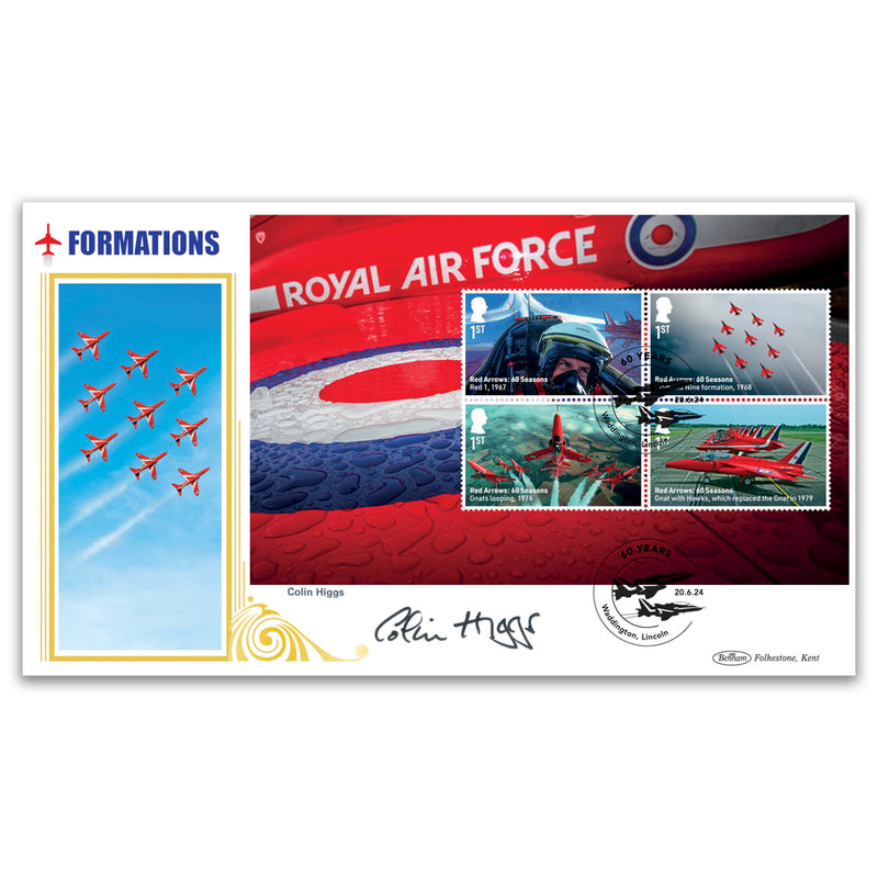 2024 Red Arrows PSB BLCS Cover 1 - (P1) 1st x 4 Pane Signed Colin Higgs