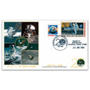 1989 Apollo 11 Anniversary doubled USA, Houston h/s