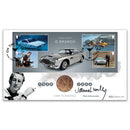 2020 James Bond M/S Coin Cover Signed Dame Joanna Lumley