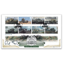 2021 British Army Vehicles Stamps Coin Signed Richard Smith OBE