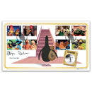 2022 Aardman Stamps Coin Cover Signed Adjoa Andoh_C22559S