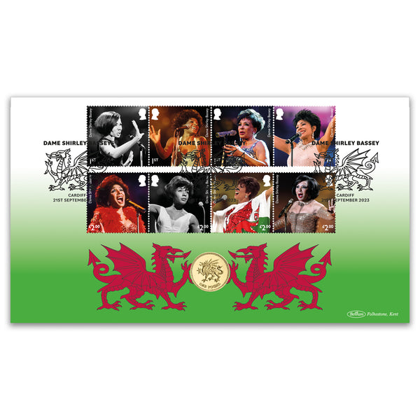 2023 Dame Shirley Bassey Stamps Coin Cover