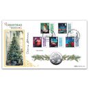 2023 Christmas Stamps Coin Cover Signed Claire Skinner