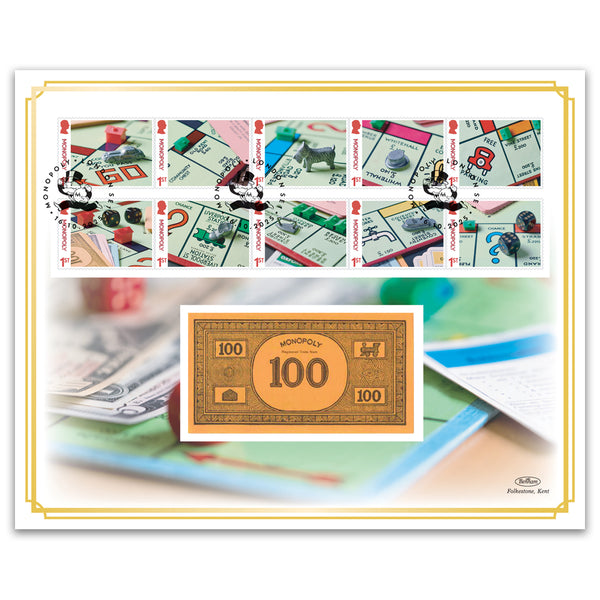 2025 Monopoly Stamps Coin Cover_C25635