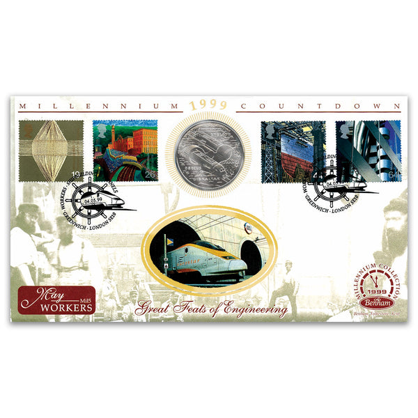 1999 Workers' Tale Coin Cover - Gibraltar 2.8 ECUS