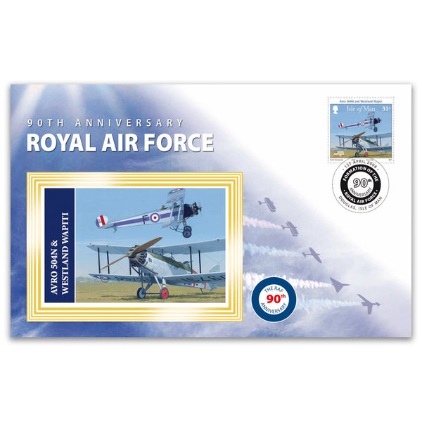 2008 RAF 90th Anniversary - Avro 504N & Westland WAPTI - Isle of Man