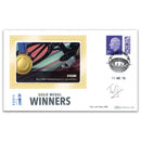 2024 Gold Medal Winners - Cycling - Men's 3000m Individual Pursuit C3 Signed Jaco van Gass OBE