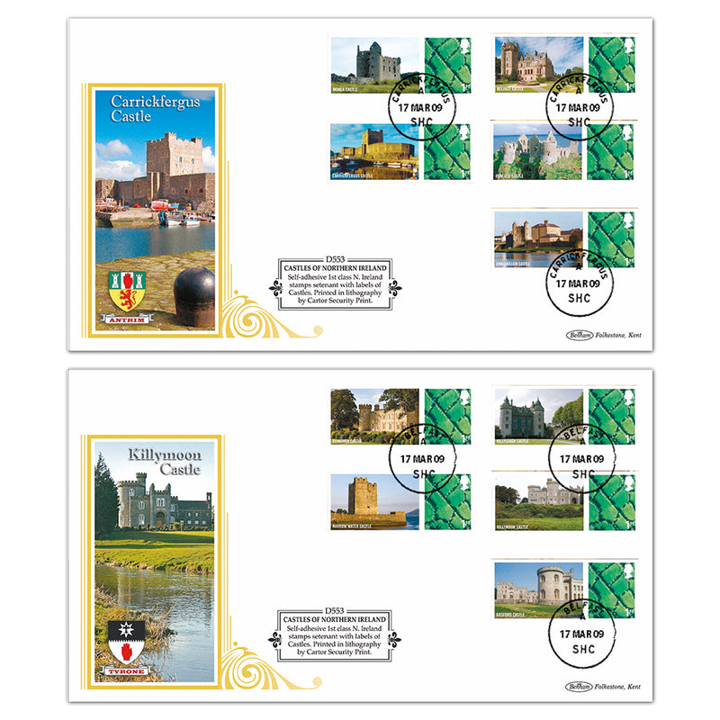 2009 Nothern Ireland Castles Smilers Definitive Pair