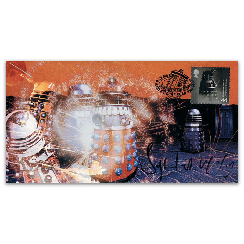 Dr Who Battle of the Daleks Cover Signed Sylvester McCoy