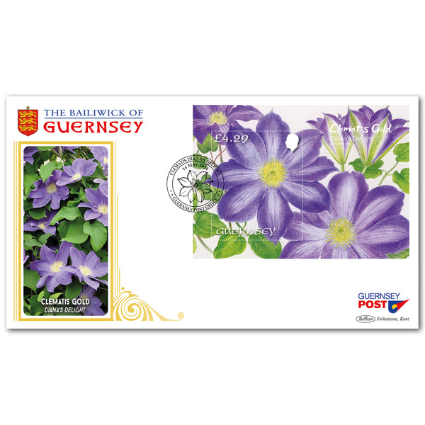 2024 Guernsey - Clematis Gold: Diana's Delight