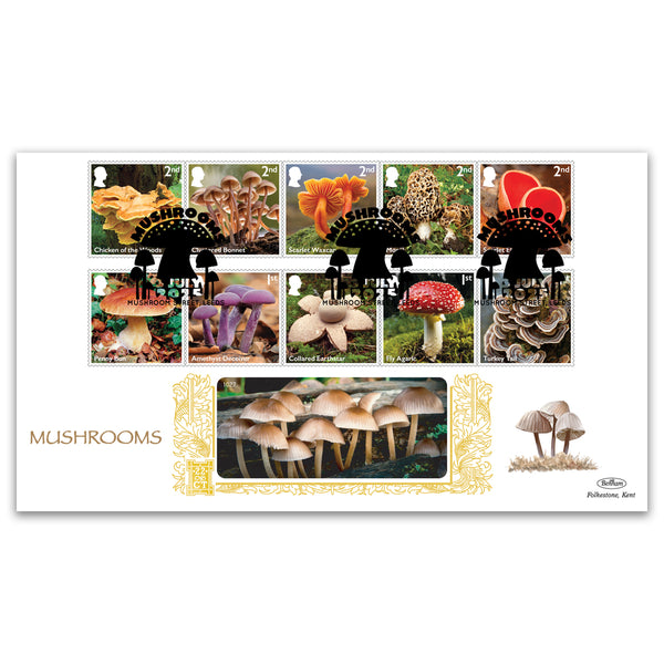 2025 Mushrooms Stamps GOLD 500_GOLD1027