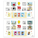 2025 Peanuts Collector Sheet GOLD 500 Pair of Covers_GOLD1029