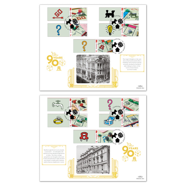 2025 Monopoly Collector Sheet GOLD 500 Pair of Covers_GOLD1038