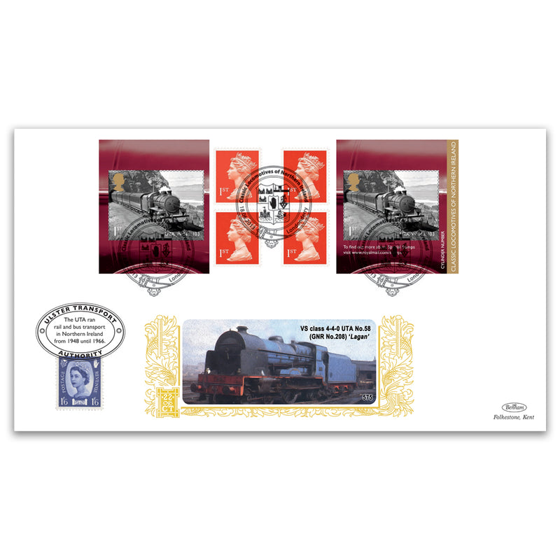 2013 Classic Locomotives N. Ireland Retail Bklt GOLD 500