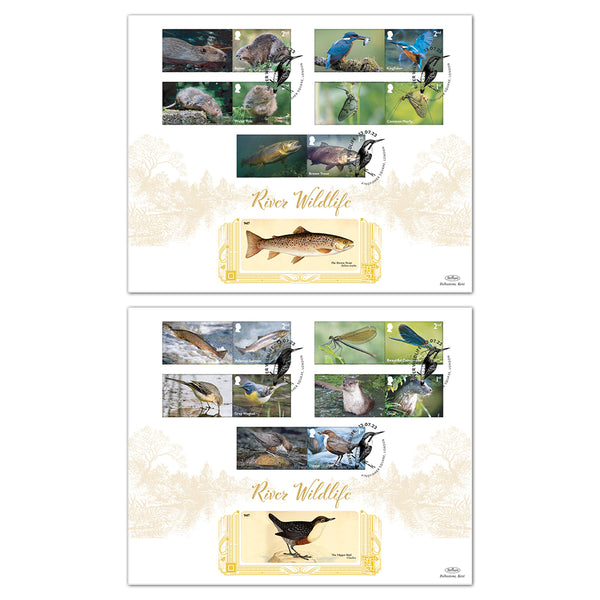 2023 River Wildlife Collector Sheet GOLD 500 Pair of Covers