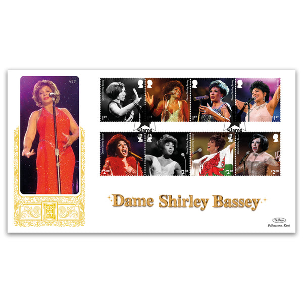 2023 Dame Shirley Bassey Stamps GOLD 500