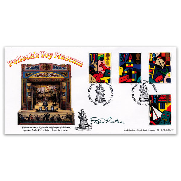 1989 Toys, Pollock's Toy Museum Signed Esther Rantzen