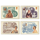 1987 Victorian Britain PHQ Cards - Set of 4_PHQF104