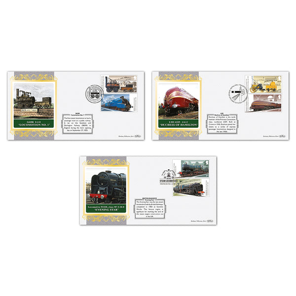 2025 Steam Locomotives Rail Series Set of 3 Covers_RLS0081