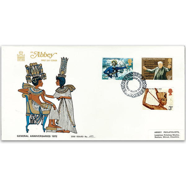 1972 General Anniversaries - Abbey Cover - Tutankhamun