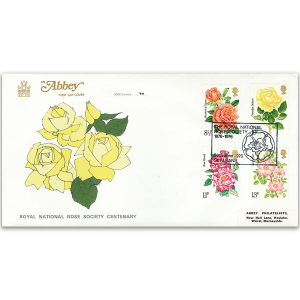 1976 Roses - Abbey Cover - St. Albans Royal National Rose Society