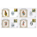 1992 Civil War - Set of Four Alternate Silks