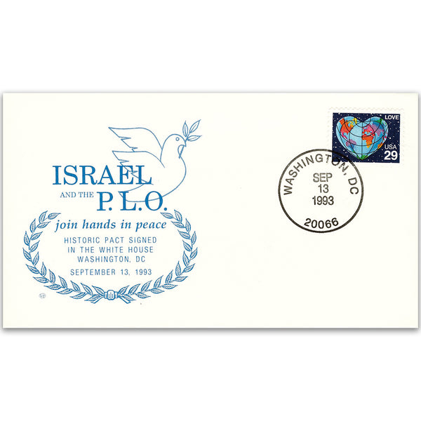 1993 US - Israel and P.L.O Join Hands