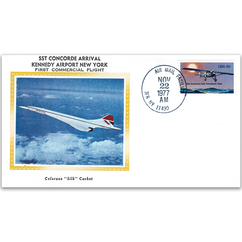 1977 S.S.T. Aoncorde arrival Kennedy Airport N.Y.