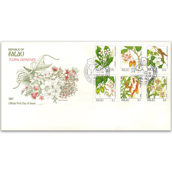 1987 Palau Floral Definitives