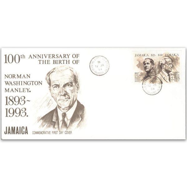 1994 Jamaica 100th Anniversary of Norman Manley
