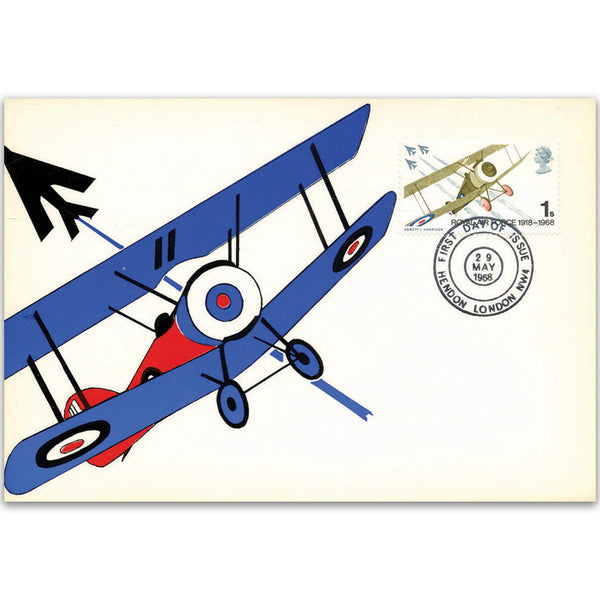 1968 50th Anniversary of the Royal Air Force Postcard - Hendon