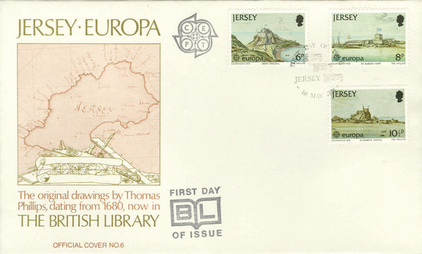 1978 Jersey Europa, Thomas Phillips Drawings from 1680
