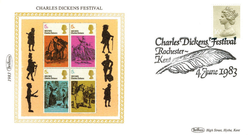 1983 Charles Dickens Festival, Rochester postmark