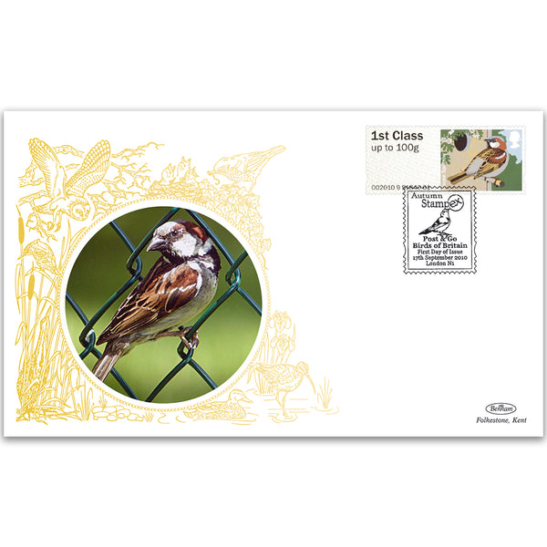 2010 Post & Go British Birds - House Sparrow