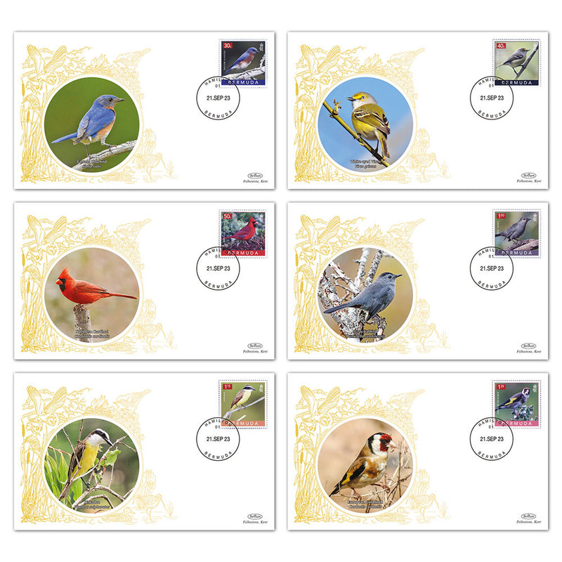 2023 Bermuda Backyard Birds Set 6 Covers
