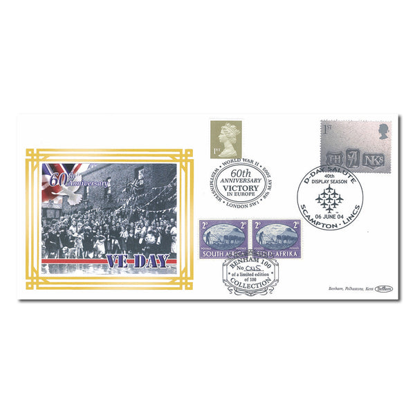 2004 D-Day 60th Benham 100 Cover - Doubled 2005 Scampton & London