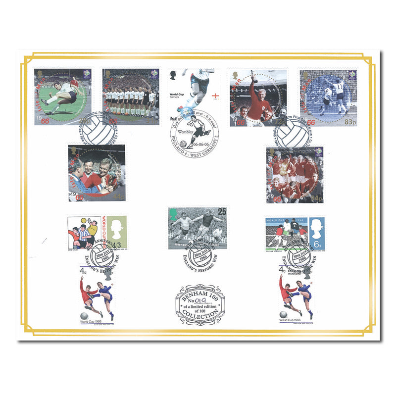 2006 England World Cup Winners 40th Benham 100 Cover
