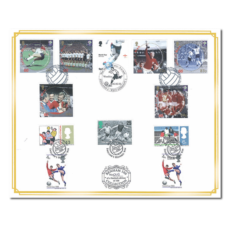 2006 England World Cup Winners 40th Benham 100 Cover