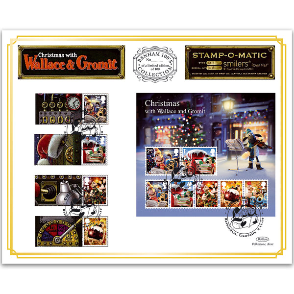 2010 Christmas - Wallace and Gromit Benham 100 Cover