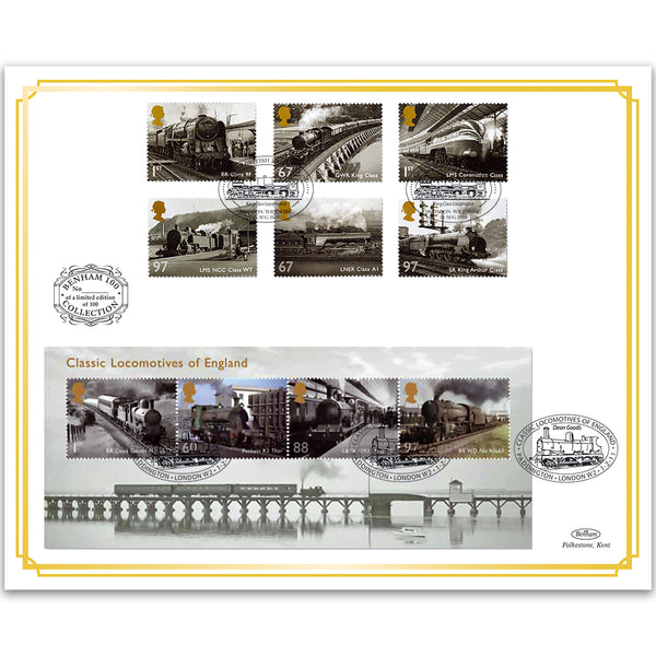 2010 Great British Railways - Doubled 2011 Classic British Locos Benham 100 Cover