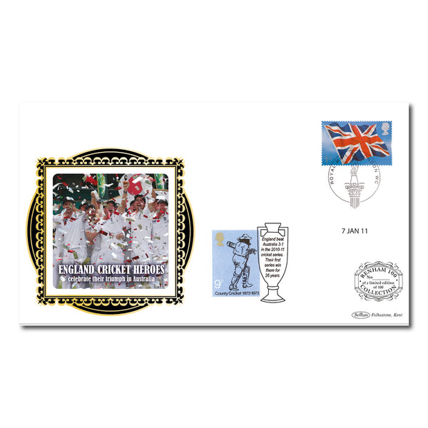 2011 England's Cricket Heroes Benham 100 Cover