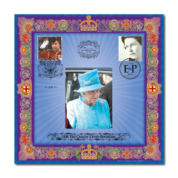 2011 Queen's 85th Birthday Benham 100 - Doubled Official Birthday