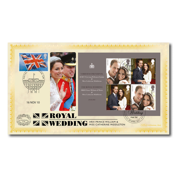 2011 HRH Prince William & Catherine Engagement/Wedding Benham 100 Cover